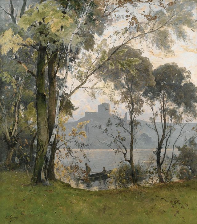 A Spring Morning, vintage artwork by Paul Lecomte, 12x8" (A4) Poster