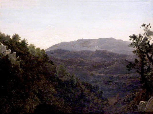 Near Rome, vintage artwork by Sir Charles Lock Eastlake, RA, A3 (16x12") Poster Print