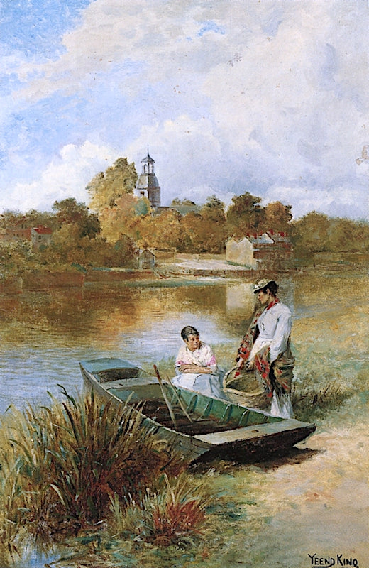Sundbury-on-Thames, vintage artwork by Henry John Yeend King, 12x8" (A4) Poster