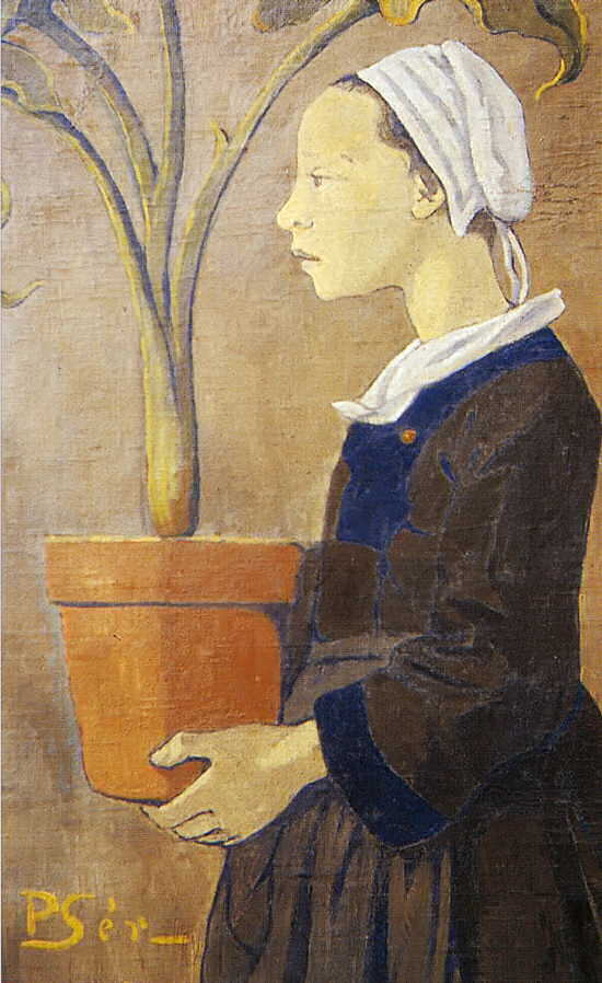 La jeune Bretonne au pot d'arun by Paul Serusier,A3(16x12")Poster