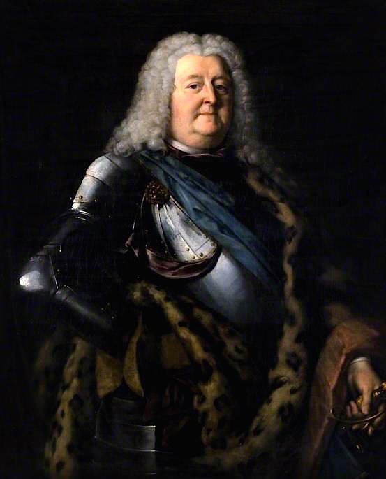 Archibald Stuart of Torrance, vintage artwork by Attributed to Louis Gabriel Blanchet, 12x8" (A4) Poster
