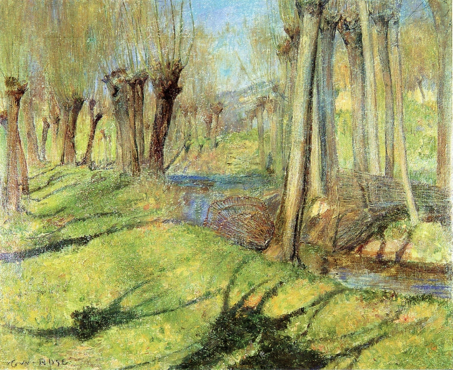 Giverny Willows by Guy Orlando Rose,A3(16x12")Poster