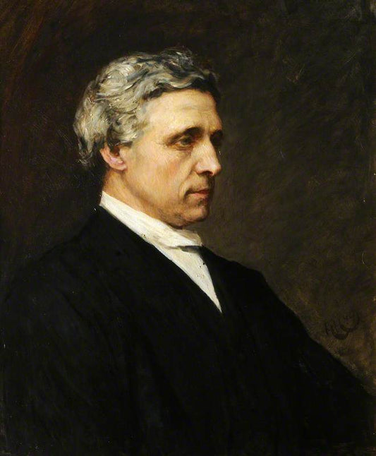 Charles Lutwidge Dodgson (Lewis Carroll), vintage artwork by Hubert von Herkomer, 12x8" (A4) Poster