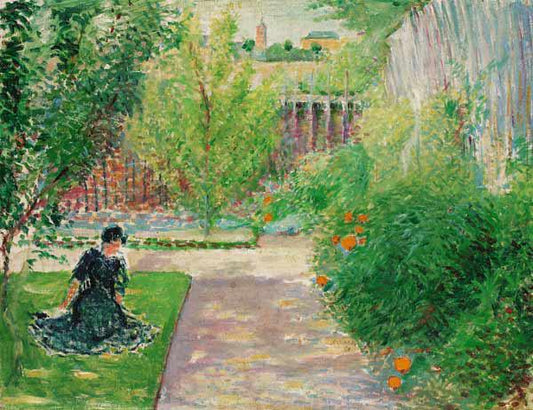Sunlit Garden by August Macke,16x12(A3) Poster