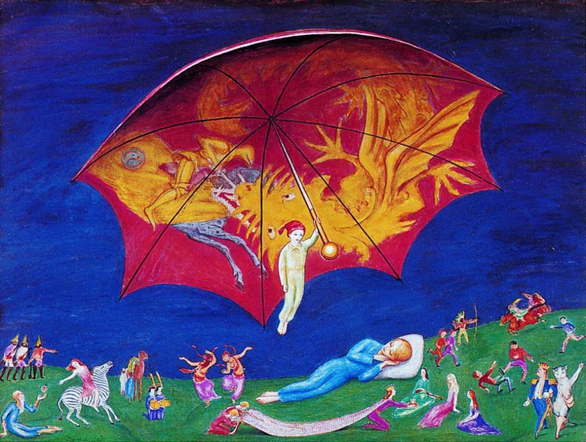 John Blund, vintage artwork by Nils Dardel, 12x8" (A4) Poster