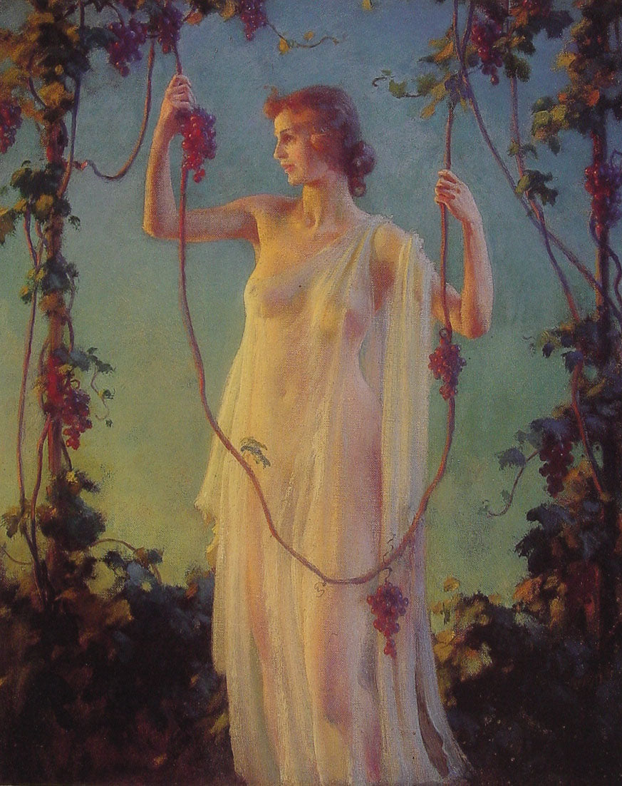 Fall Sunshine by Charles Courtney Curran,A3(16x12")Poster