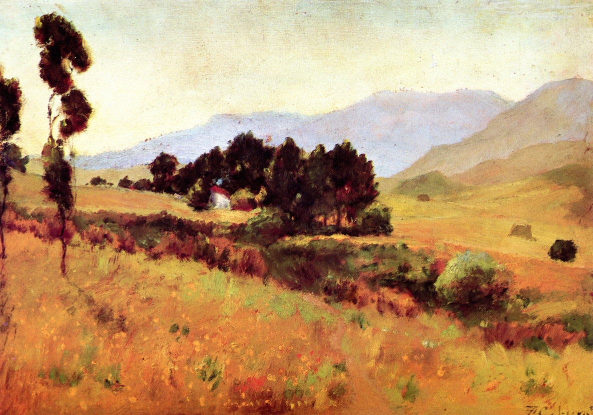 Malibu Hills, Santa Monica by Frank Coburn,A3(16x12")Poster