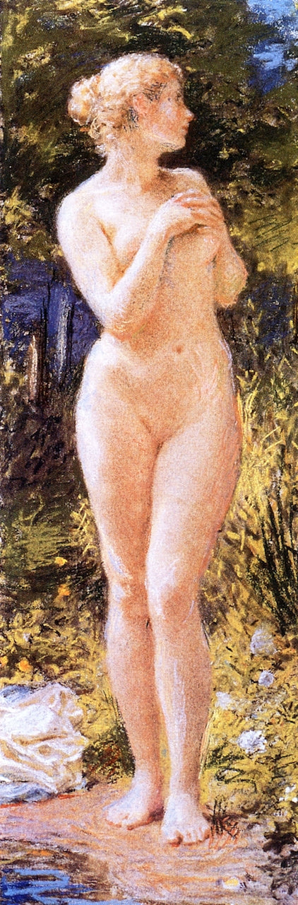 A Bathing Place, vintage artwork by Albert Joseph Moore, A.R.W.S., 12x8" (A4) Poster