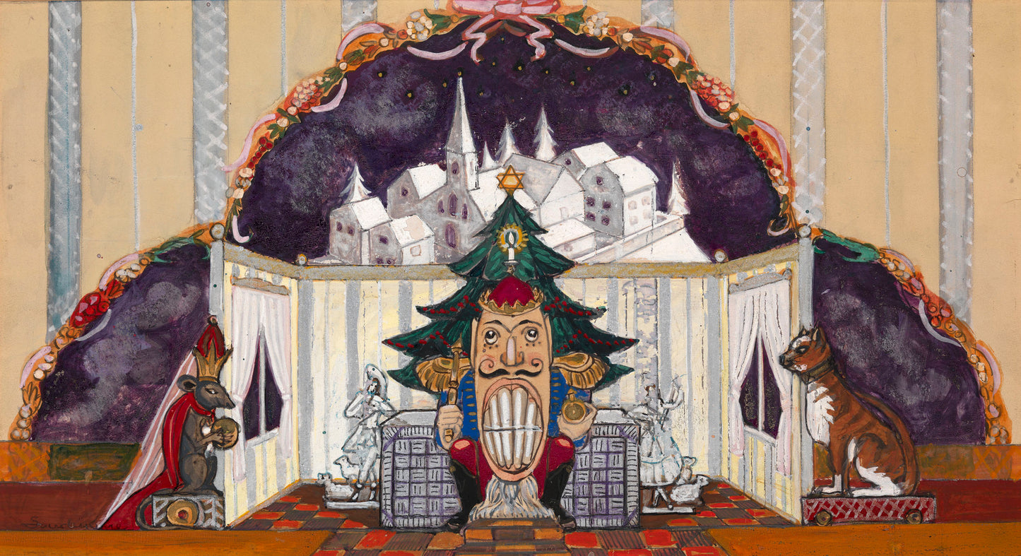Set Design for "The Nutcracker" by Sergei Sudeikin,16x12(A3) Poster