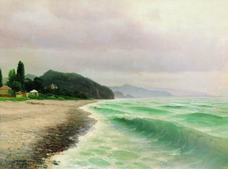 The Coast of Crimea by Gavriil Kondratenko,A3(16x12")Poster