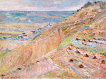 The Coast at Giverny, vintage artwork by Blanche Hoschede-Monet, 12x8" (A4) Poster