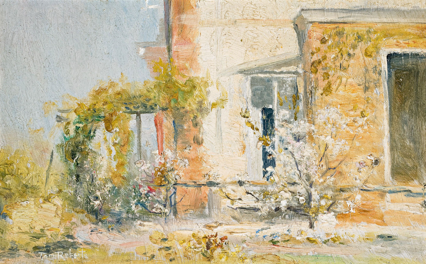 The Eyrie, vintage artwork by Tom Roberts, 12x8" (A4) Poster