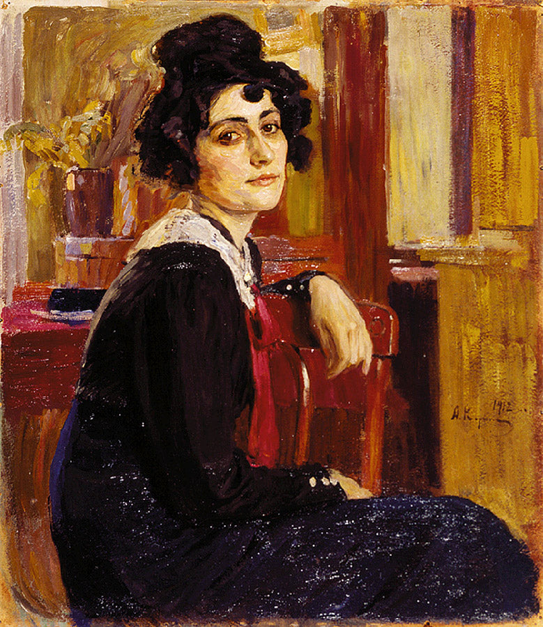 A French Lady by Alexei Korin,A3(16x12")Poster