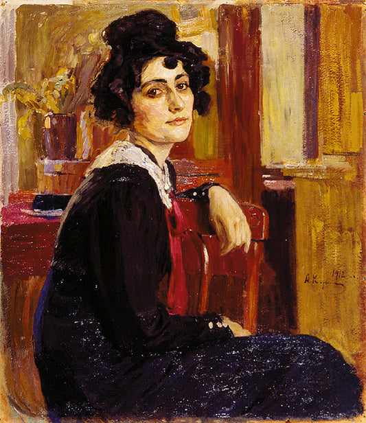 A French Lady by Alexei Korin,A3(16x12")Poster