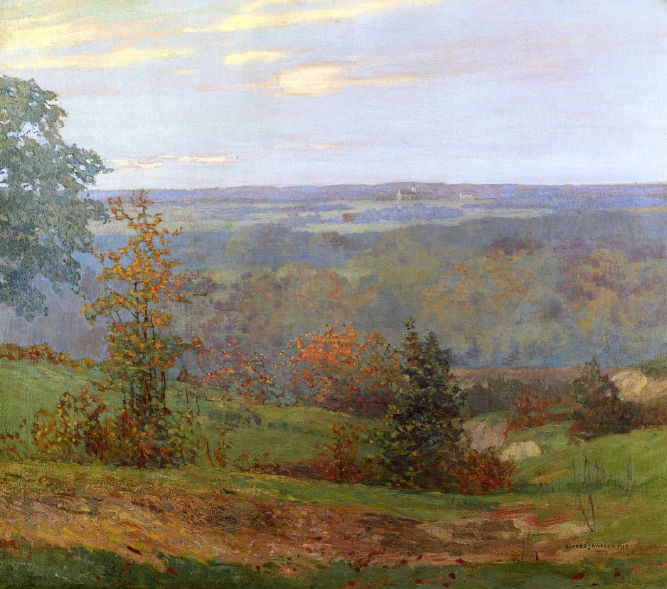 Fall Landscape by Alfred Jansson,A3(16x12")Poster