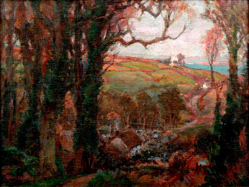 Departing Day, Cornwall by Garstin Cox,16x12(A3) Poster
