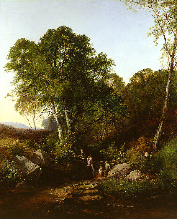 The Edge of the Lake - Evening, vintage artwork by Henry John Boddington, A3 (16x12") Poster Print