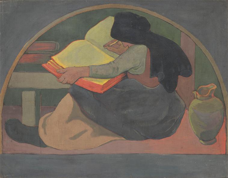 The Grammar, vintage artwork by Paul Serusier, 12x8" (A4) Poster