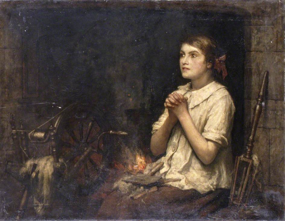 Spellbound, vintage artwork by Frederick George Cotman, 12x8" (A4) Poster