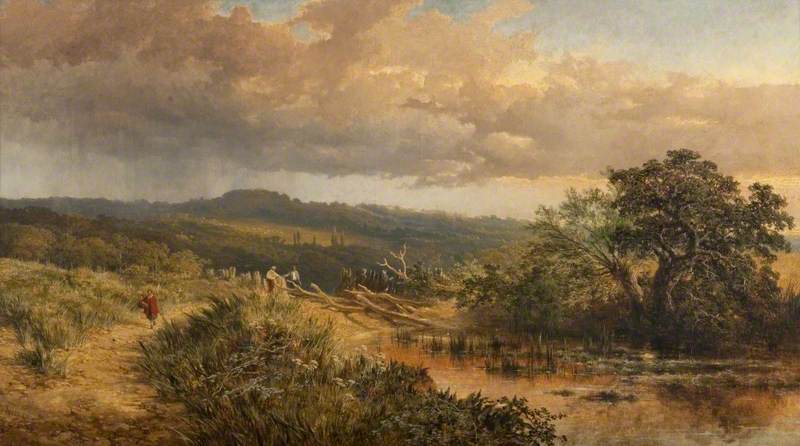 Shooters' Hill, Kent, vintage artwork by Edmund John Niemann, A3 (16x12") Poster Print