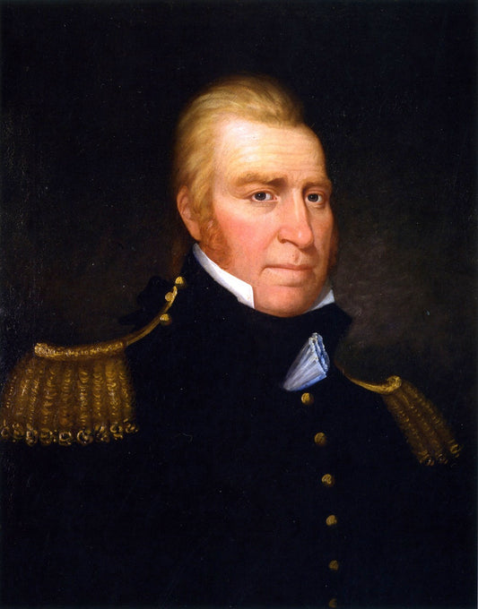 General William Clark, vintage artwork by Joseph H. Bush, A3 (16x12") Poster Print