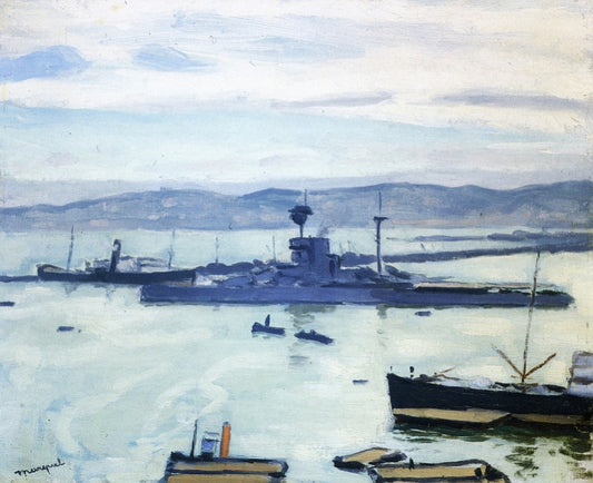 The Cruiser, vintage artwork by Albert Marquet, 12x8" (A4) Poster