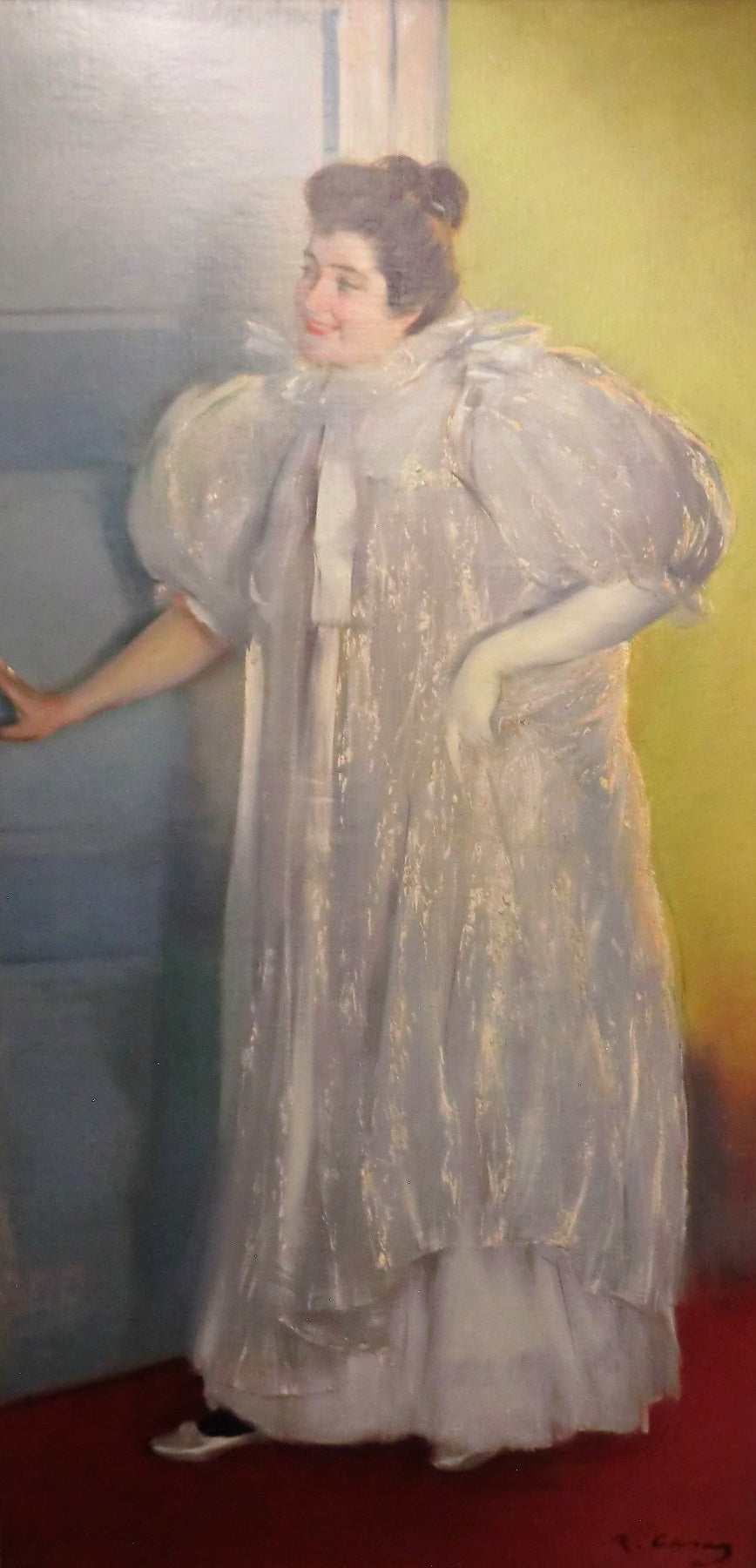 Entrando en el palco (Entering the Box), vintage artwork by Ramon Casas y Carbó, 12x8" (A4) Poster