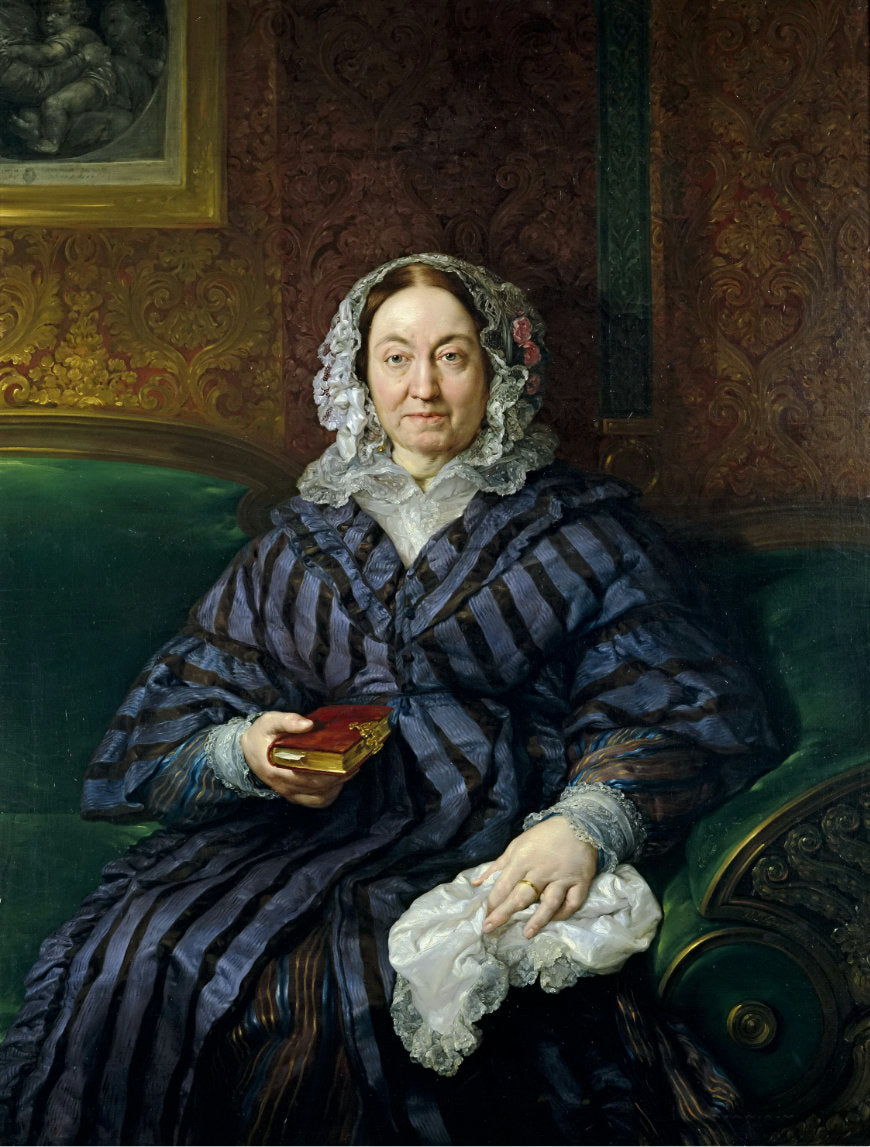 Maria Francisca de la Gandara y Cardona, vintage artwork by Vicente López y Portaña, 12x8" (A4) Poster