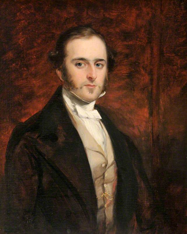 Edward Herbert, 3rd Earl of Powis of the Third Creation, vintage artwork by Sir Francis Grant, P.R.A., A3 (16x12") Poster Print