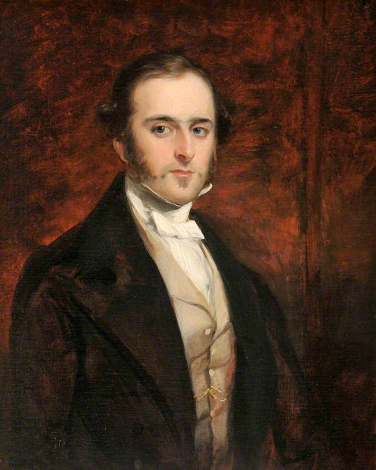 Edward Herbert, 3rd Earl of Powis of the Third Creation, vintage artwork by Sir Francis Grant, P.R.A., A3 (16x12") Poster Print