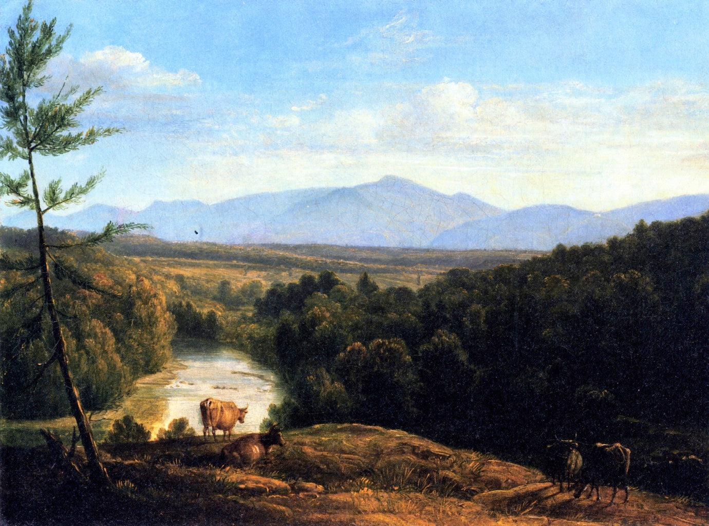 Catskill Mountains, vintage artwork by Asher Brown Durand, A3 (16x12") Poster Print