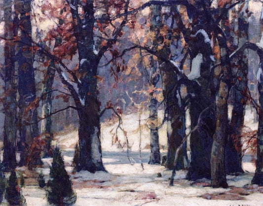 Early Snow, vintage artwork by John F. Carlson, 12x8" (A4) Poster