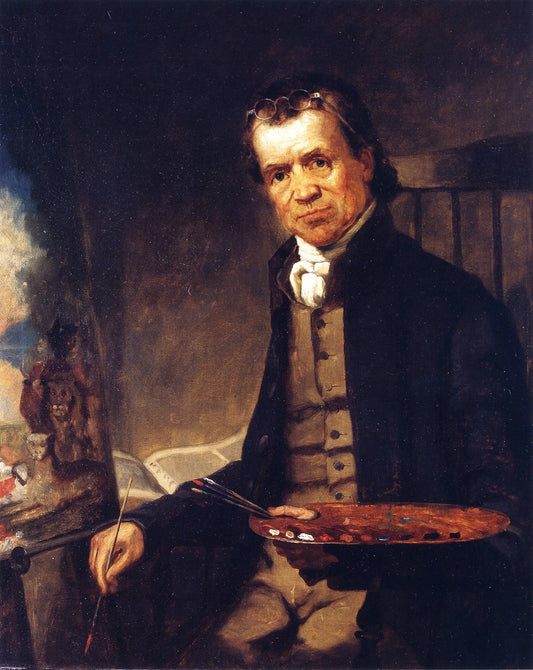Edward Hicks, vintage artwork by Thomas Hicks, 12x8" (A4) Poster
