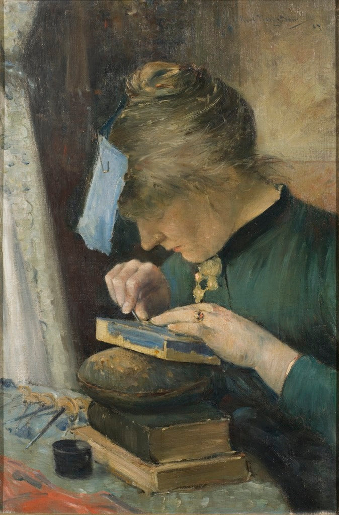 The Artist's Fiancee by Karl Nordstrom,A3(16x12")Poster