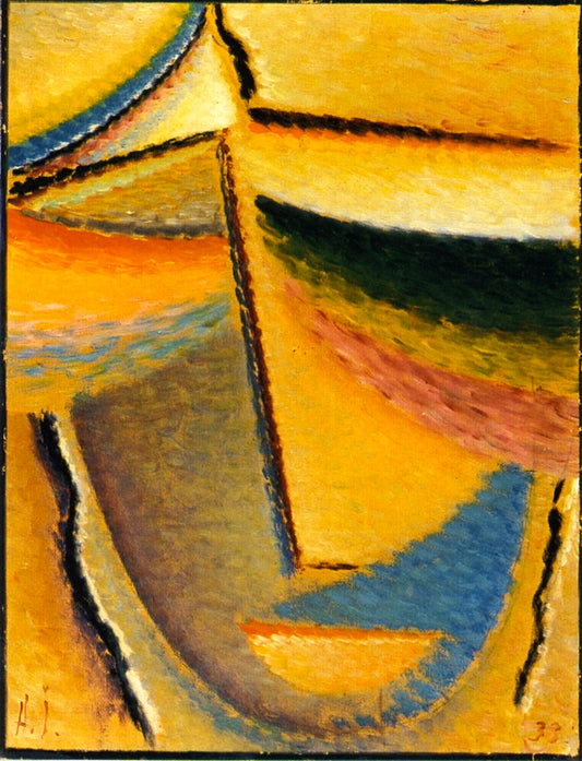 Abstract Head: To the Most Beautiful by Alexei von Jawlensky,A3(16x12")Poster