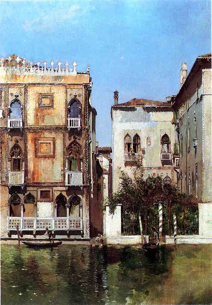 La Ca d'Oro, Venice by Robert Frederick Blum,A3(16x12")Poster
