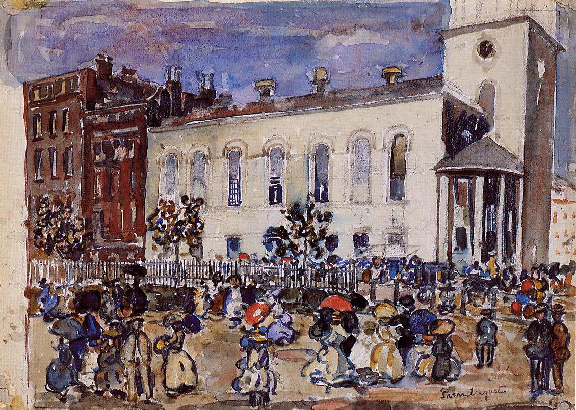 Boston by Maurice Prendergast,A3(16x12")Poster