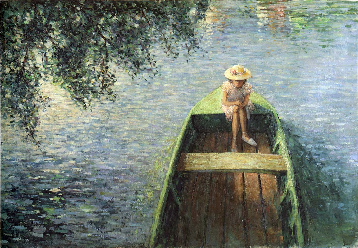 Boating on the Marne by Henri Lebasque,A3(16x12")Poster