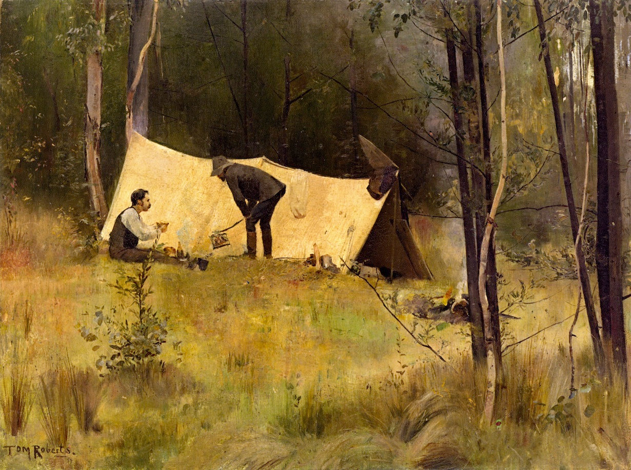 The Artist's Camp by Tom Roberts,A3(16x12")Poster