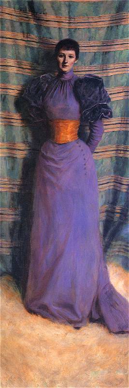 Teresa Jasienska, vintage artwork by Wladyslaw Podkowinski, 12x8" (A4) Poster