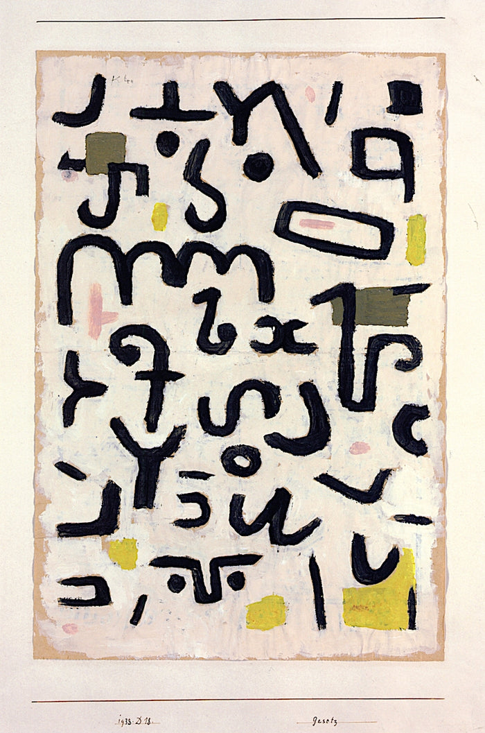 Gesetz by Paul Klee,16x12(A3) Poster