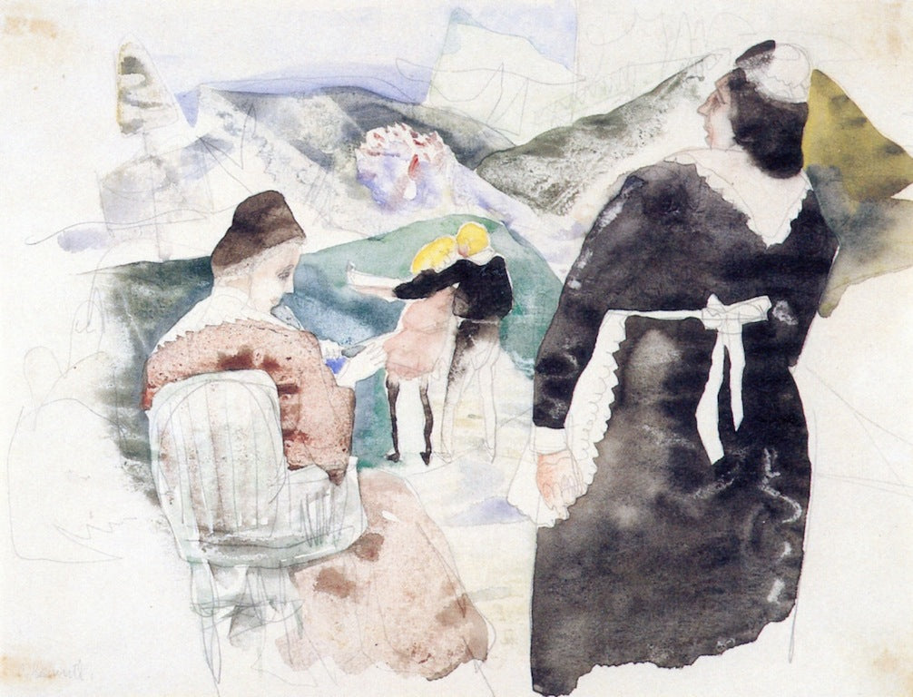  and the Children, illustration no. 4 for  by Charles Demuth,16x12(A3) Poster