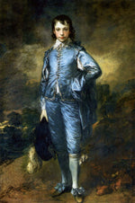 The Blue Boy (Jonathan Buttall), vintage artwork by Thomas Gainsborough, 12x8" (A4) Poster