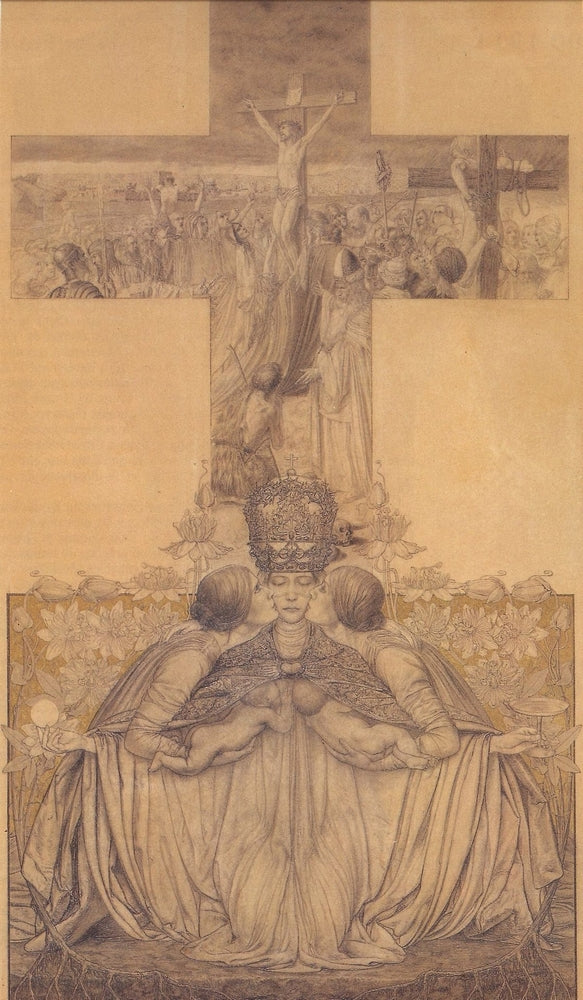 The Passion by Carlos Schwabe,A3(16x12")Poster