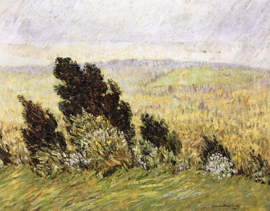 The Cedar Hedge, Chestnut Hill, Boston, Massachusetts, vintage artwork by Marsden Hartley, 12x8" (A4) Poster