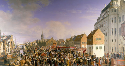 Arvehyldningen, vintage artwork by Heinrich Hansen, A3 (16x12") Poster Print