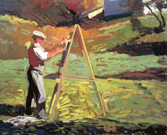 Scotty Painting by Abraham J. Bogdanove,16x12(A3) Poster