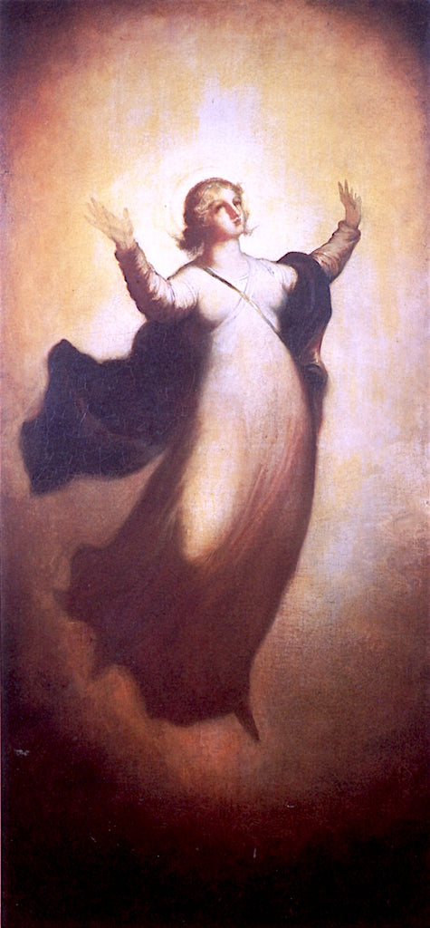 Madonna/Magdalen, vintage artwork by William Rimmer, A3 (16x12") Poster Print