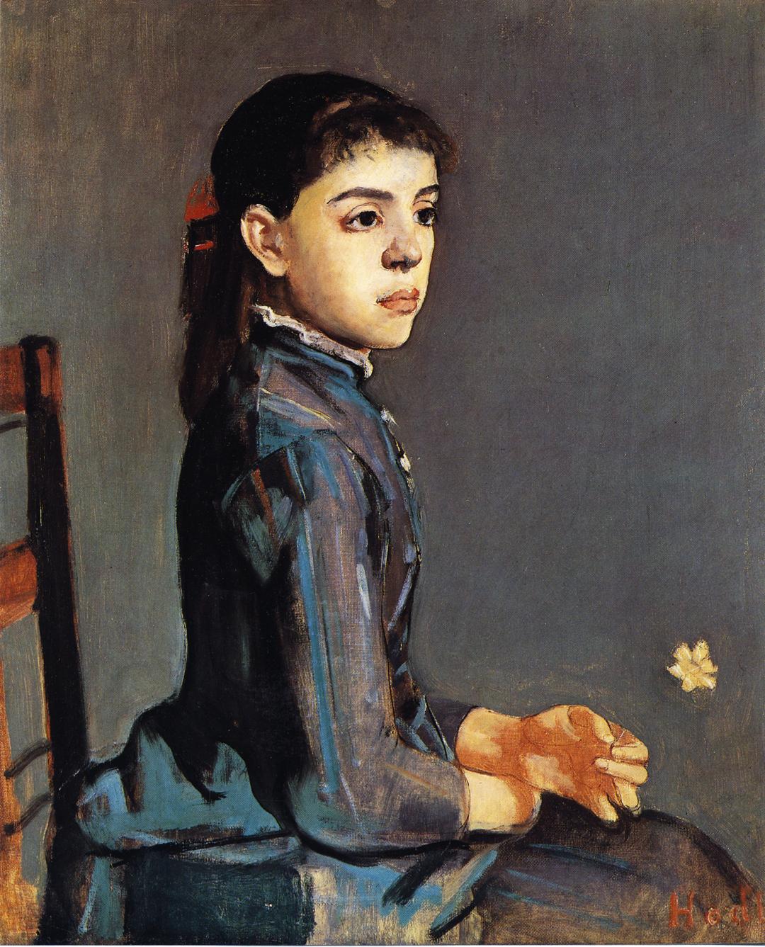 Portrait of Louise-Delphine Duchosal by Ferdinand Hodler,A3(16x12")Poster