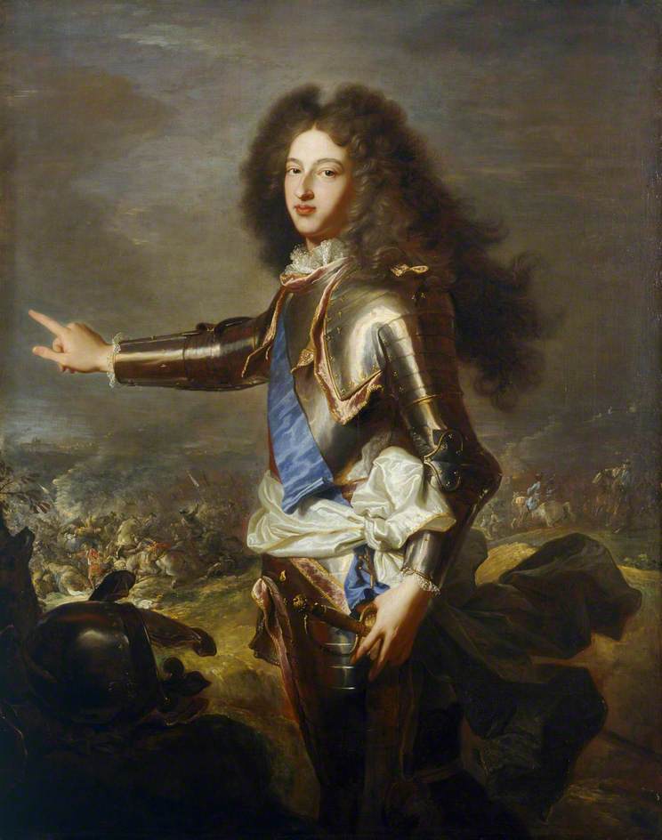 Louis, Duc de Bourgogne, vintage artwork by Hyacinthe Rigaud, 12x8" (A4) Poster